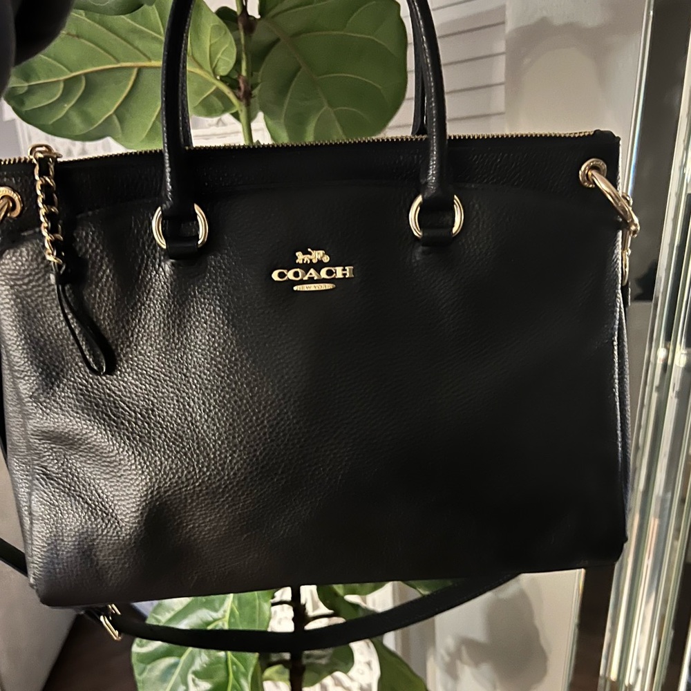 Coach Mia satchel black bag